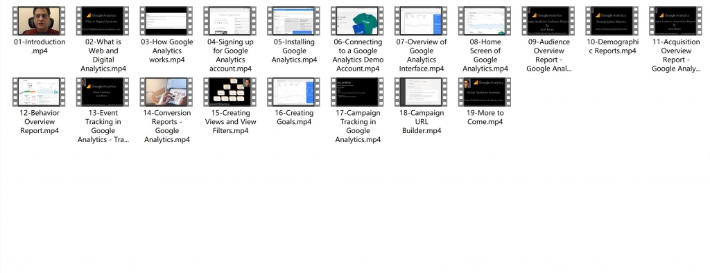 Google Analytics （谷歌分析）视频教程