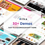 Mika Shopify 主题-多用途Shopify 模板-包含 30 个子主题
