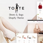 包和鞋 Shopify 主题-响应式 Shopify 模板, 设计简洁现代, 使用这款奢华时尚模板轻松构建针对移动设备优化的登录页面和网站