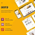Aora WooCommerce 主题-专为家居和生活方式、艺术、工艺品和手工产品网站构建