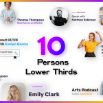 跨境电商营销广告人物素材可编辑AE模板